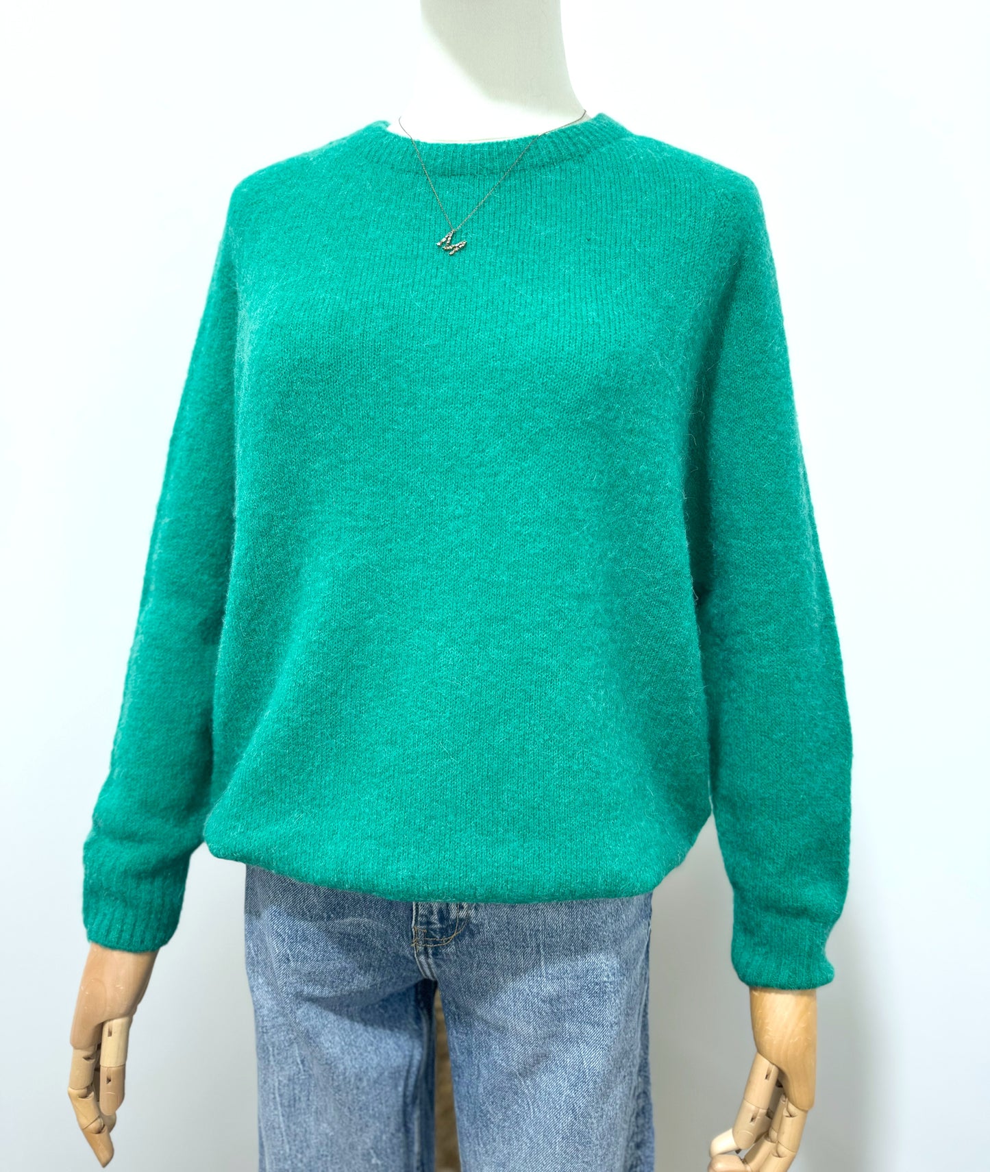 Pull Alpaga - Vert Menthe