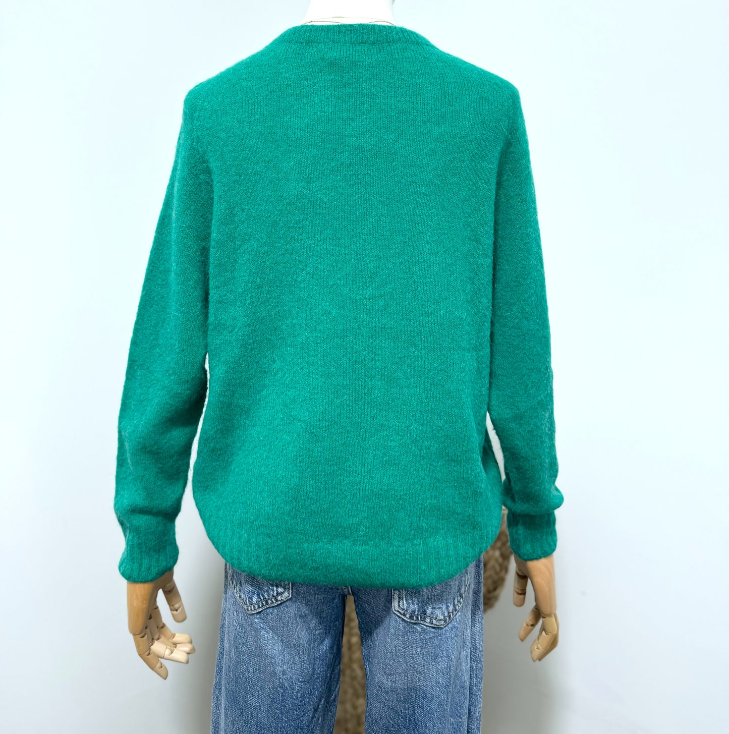 Pull Alpaga - Vert Menthe