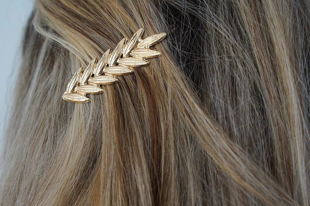 Barrette Holy Épis dorés