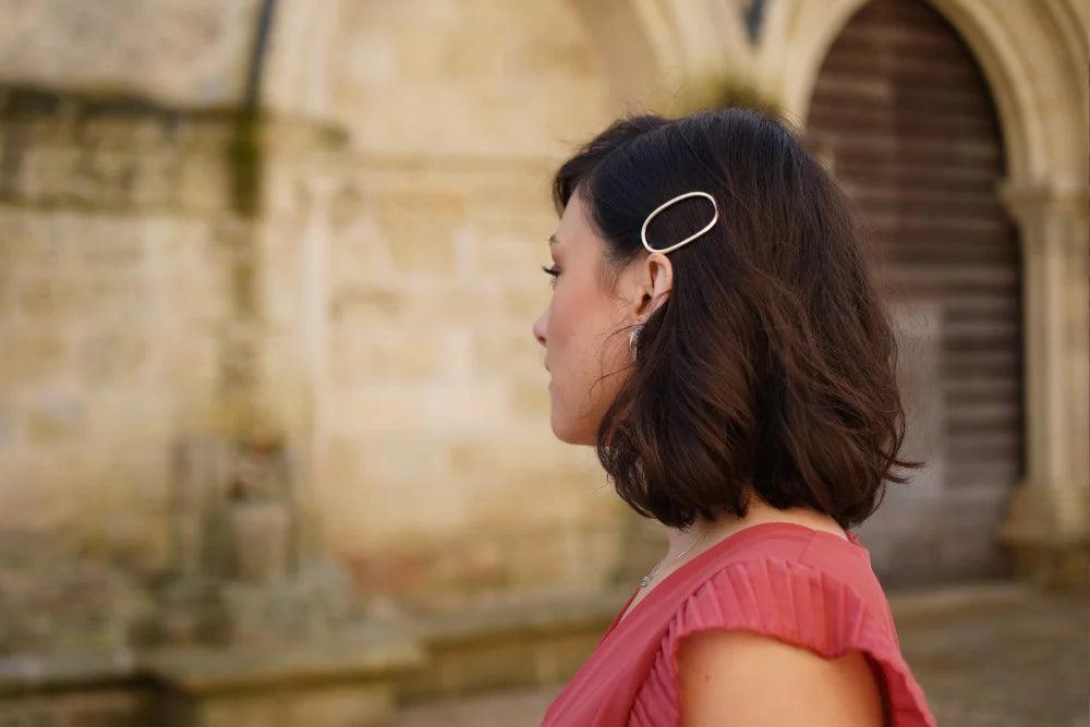 Barrette Harper Ovale Dorée