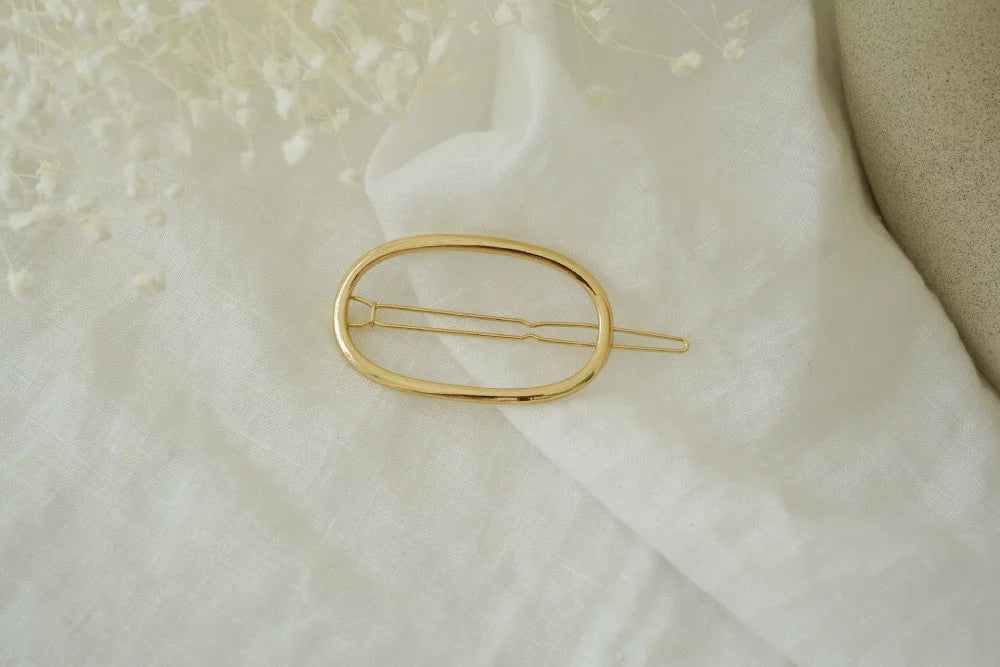 Barrette Harper Ovale Dorée