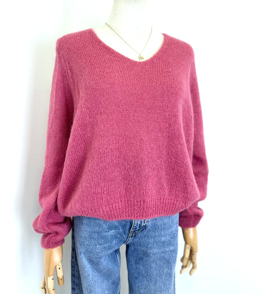 Pull Mohair - Rose Gingembre